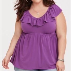 Purple Babydoll Tank